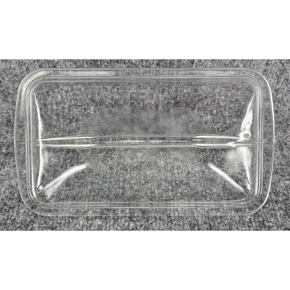 Vintage‎ Westinghouse Glass Fin LID ONLY For Loaf Pan Refrigerator Dish Clear